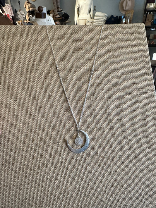 Elysium Jewelry Crescent Moon Necklace