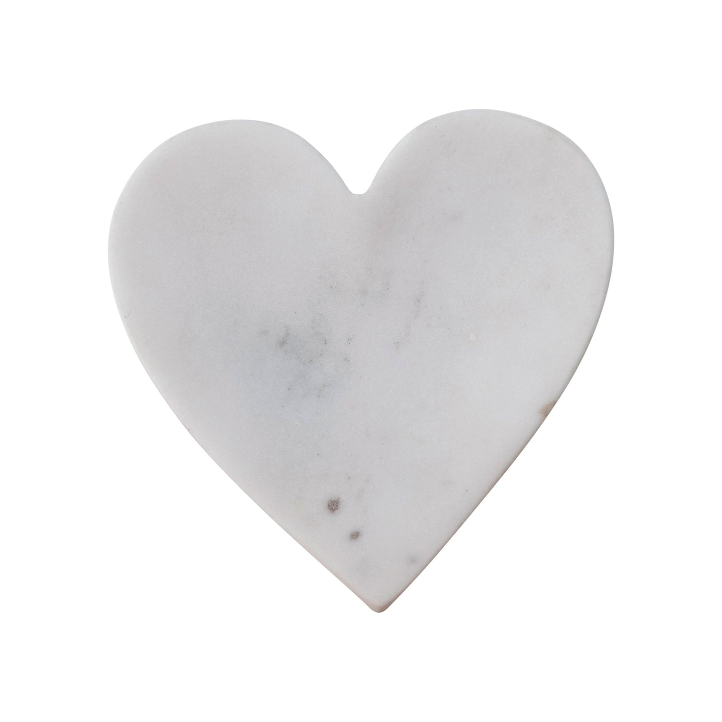 Creative Coop Marble Heart Dish