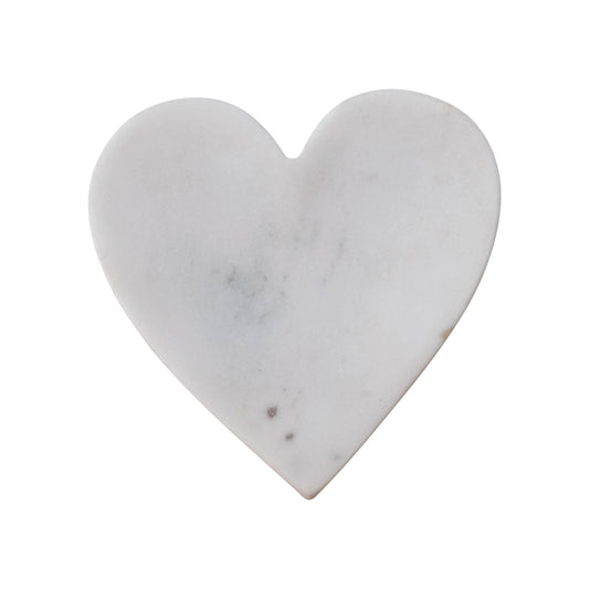 Creative Coop Marble Heart Dish