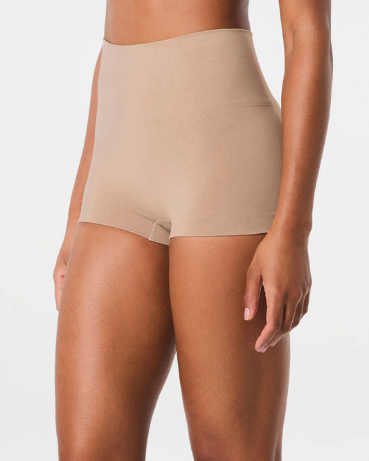 Spanx Cotton Boyshort Toasted Oatmeal
