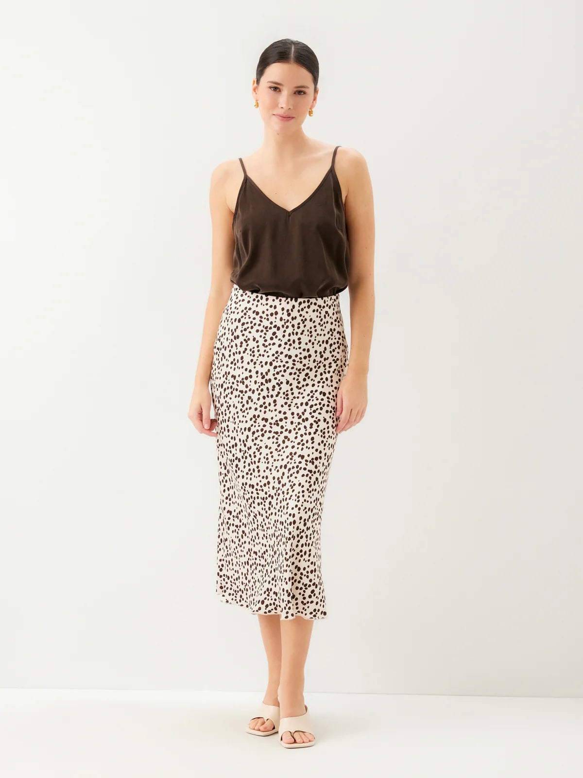Fifteen Twenty Mia Bias Midi Skirt