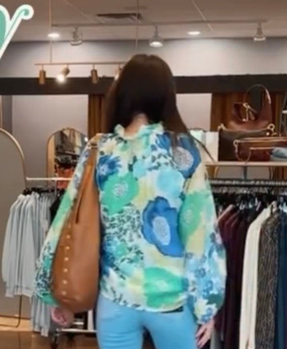 THML Floral Print Blouse