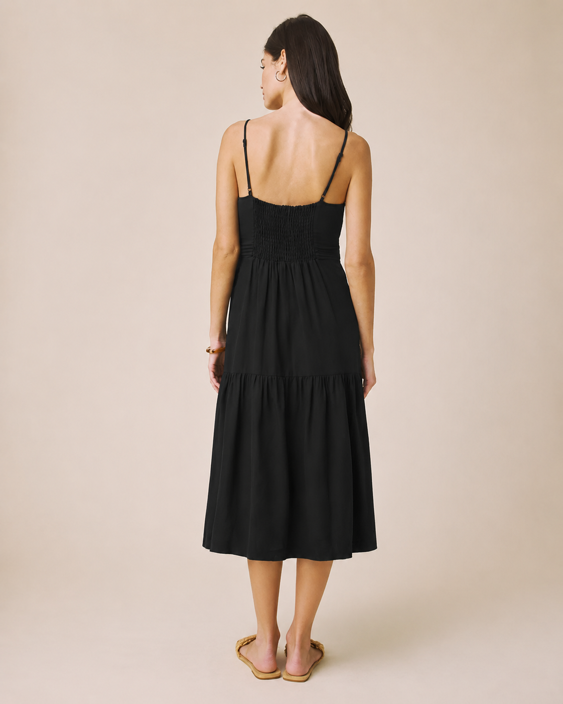 Splendid Darcy Midi Dress Black