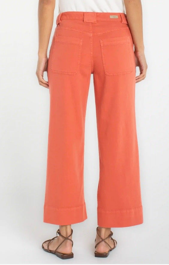 Liverpool Stride Wide Leg Cargo Pant
