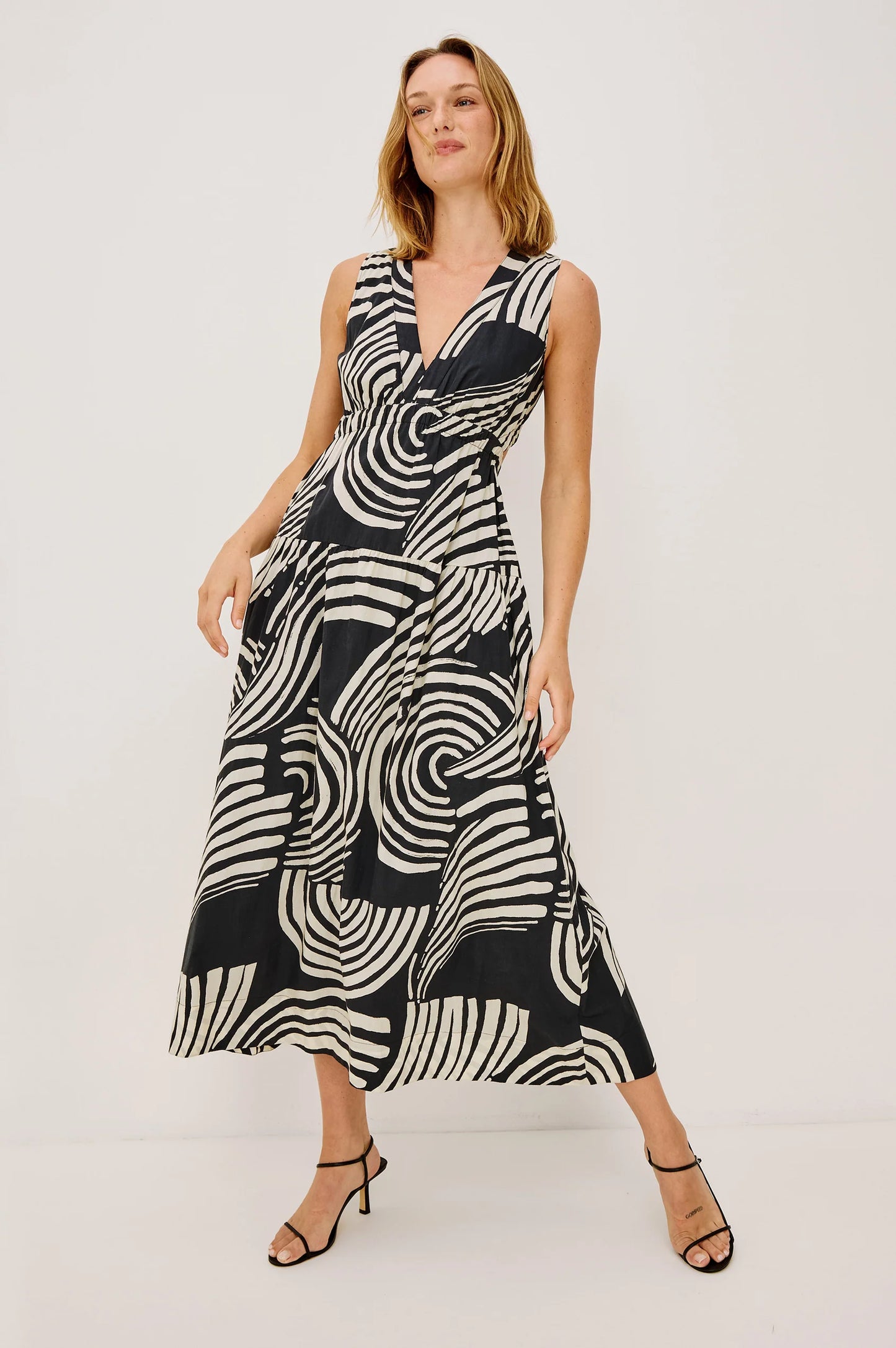 Rails Genevieve Dress Onyx Waves