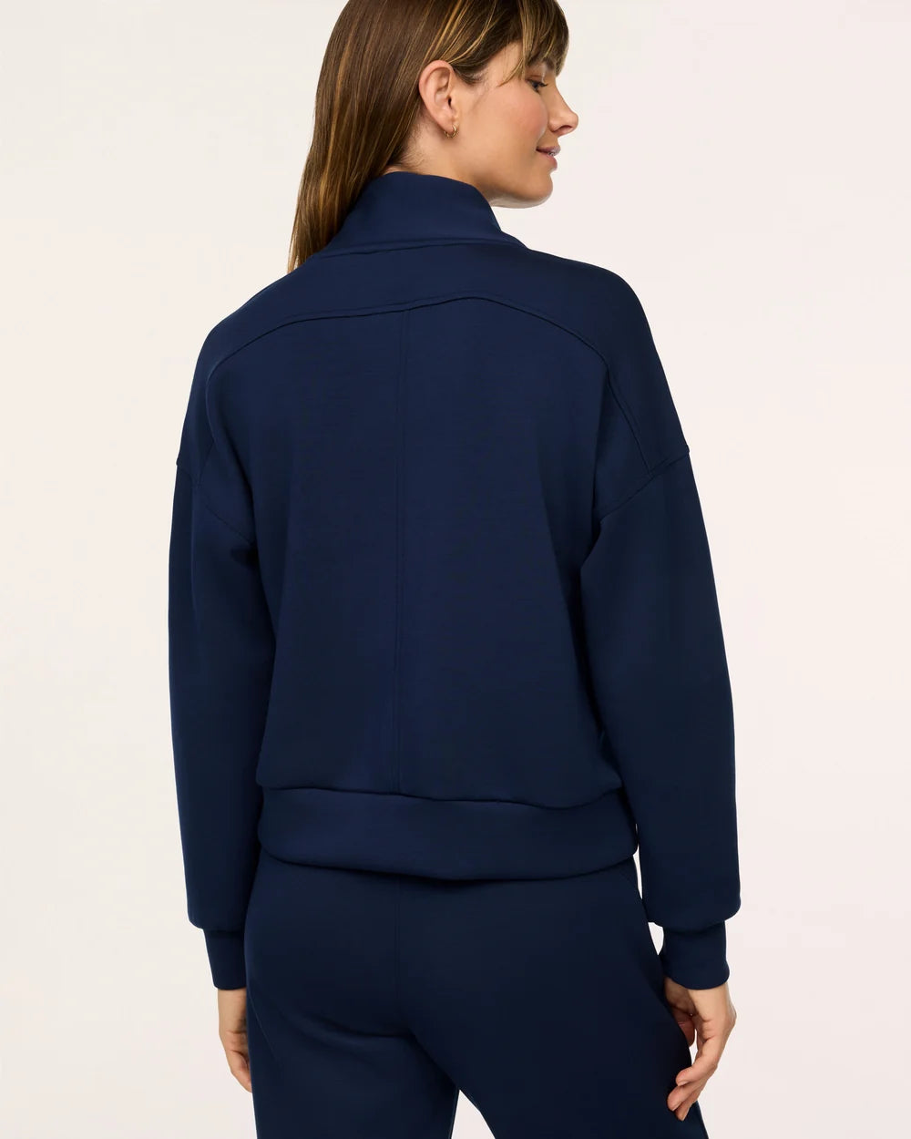 Spanx Shawl Collar Half Zip