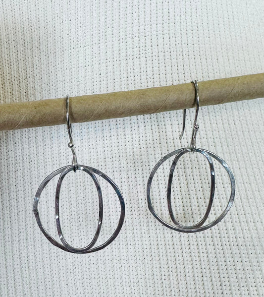 Forge And Fire Mini Jordan Hoops Sterling Silver