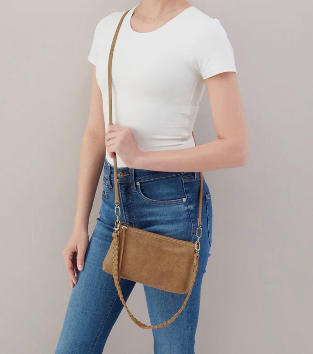 Hobo Darcy Crossbody Buffed Leather Whiskey