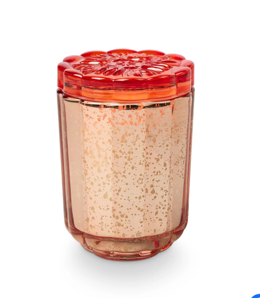 Illume Flourish Glass Candle Blood Orange Dahlia