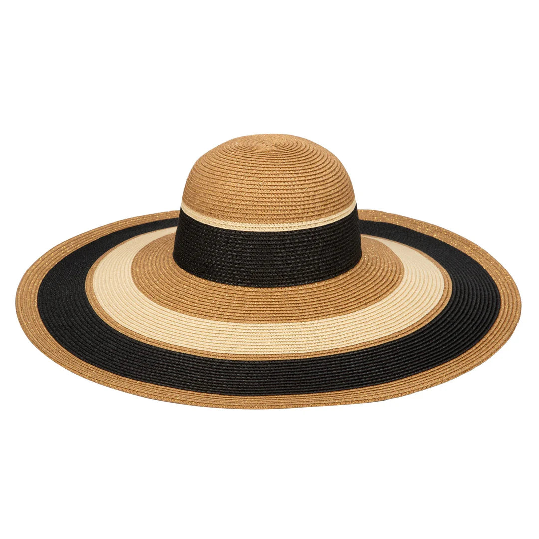 San Diego Hat Co. Las Palmas Floppy Striped Floppy Hat