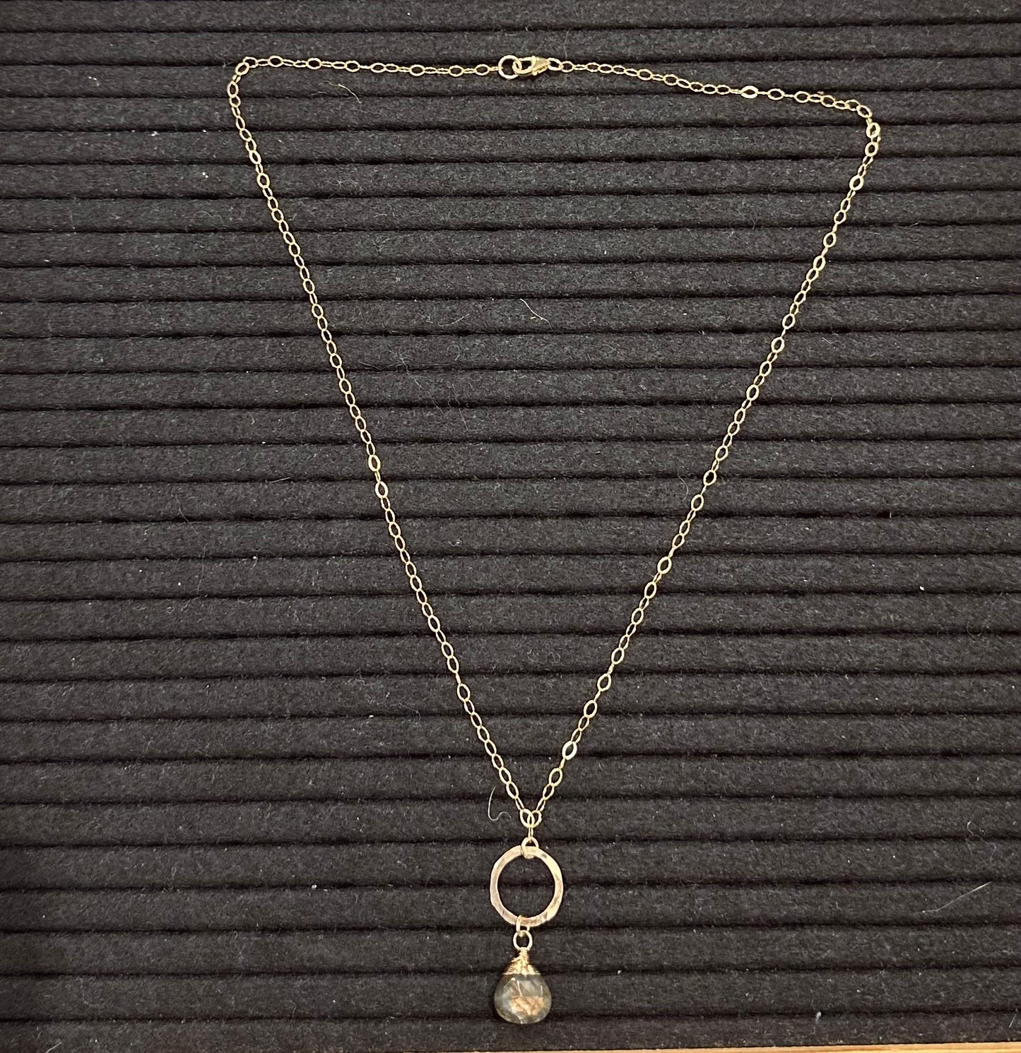 Forge And Fire Sonia Circle Necklace W/Stone