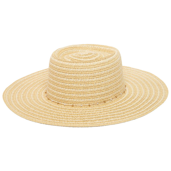 San Diego Hat Co. Bonita Boater W/Dainty Chain