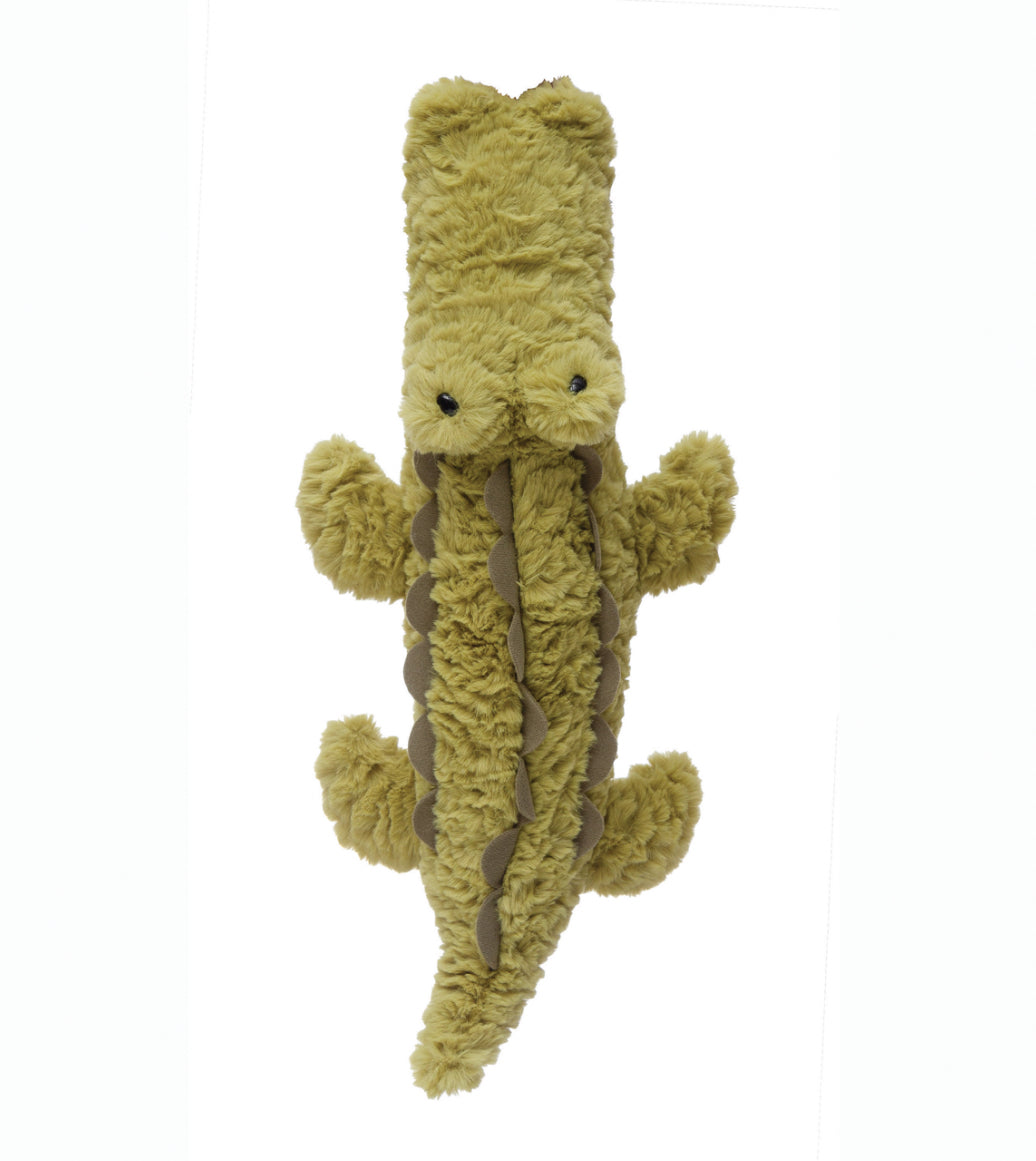 Creative Coop Plush Alligator