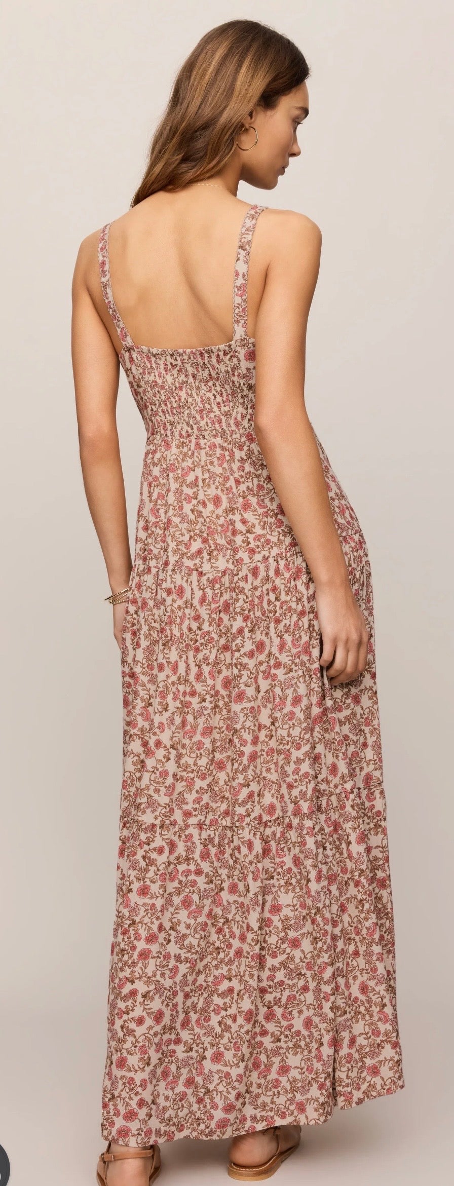 Zsupply Mindy Floral Dress Sandshell