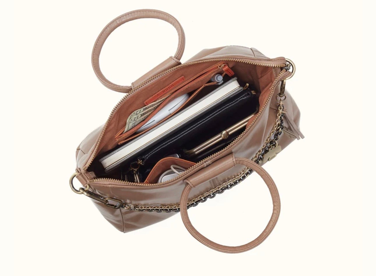 Hobo Sheila Medium Satchel Woodsmoke