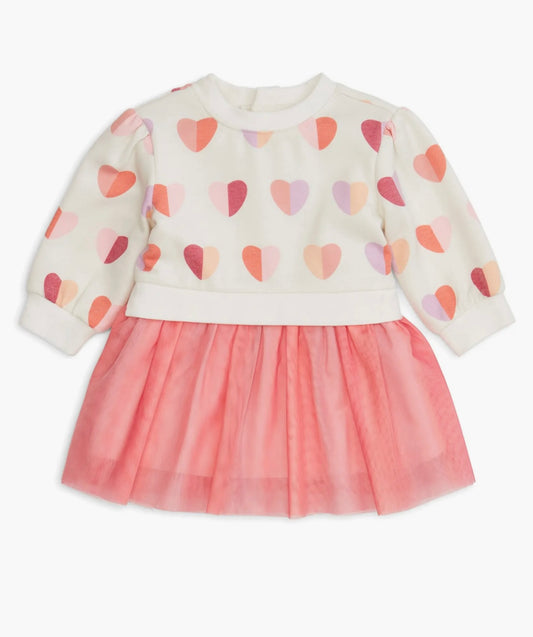 Magnetic Me Hearts Brushed Fleece Dress