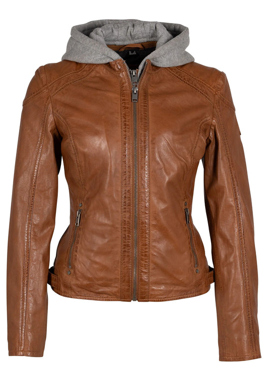 Mauritius Allice RF Leather Jacket Cognac
