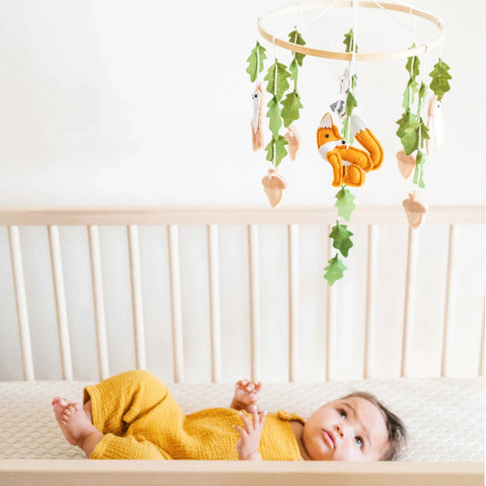 Little Giraffe Woodland Dreams Nursery Mobile