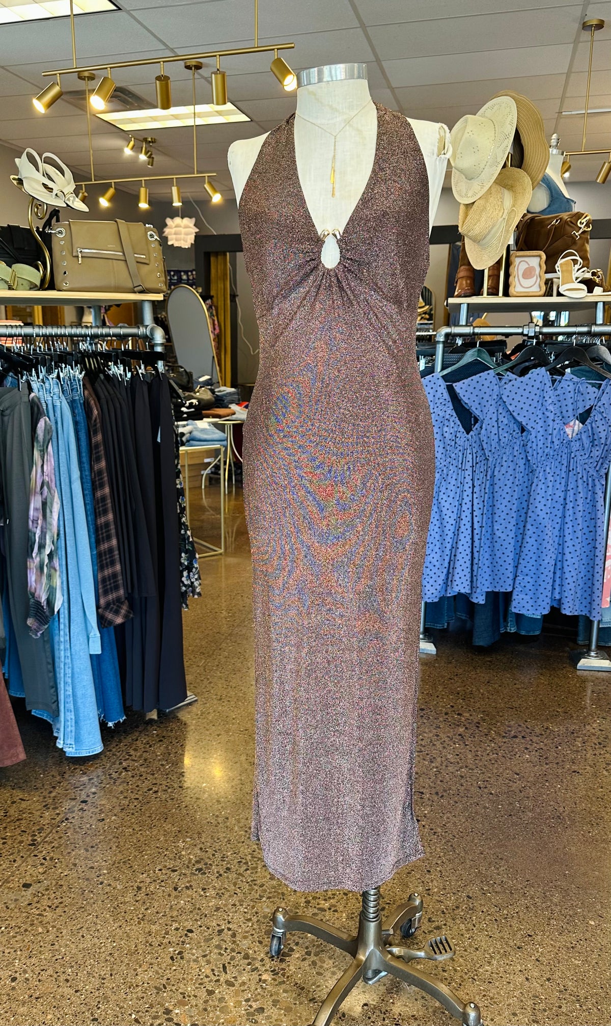 Dress Forum Black Rose Gold Dress