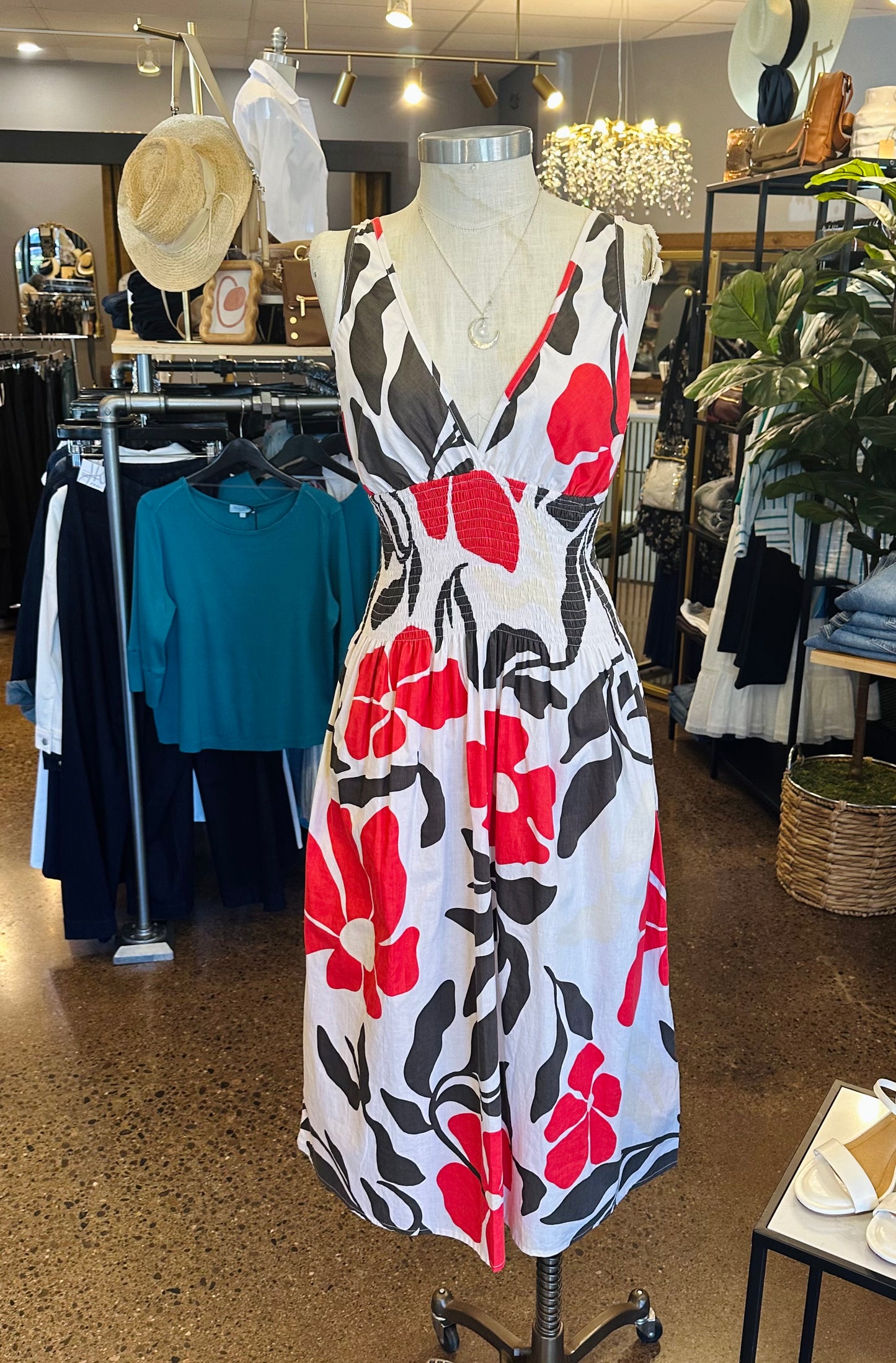 Jula Ula Floral Cherry Dress