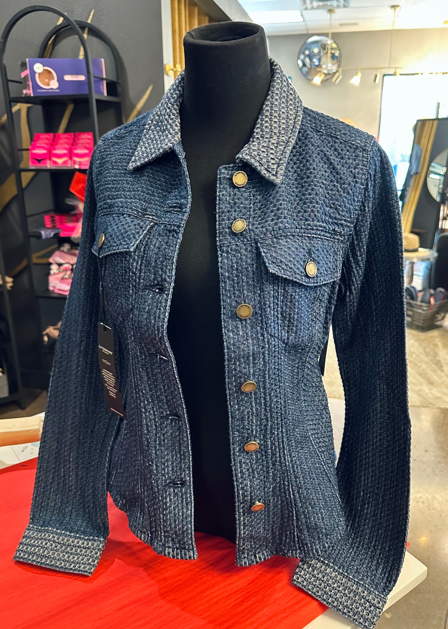 Liverpool Fit and Flare Trucker Jacket