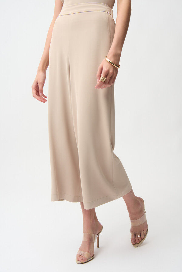 Joseph Ribkoff Cropped Wide Leg Pant