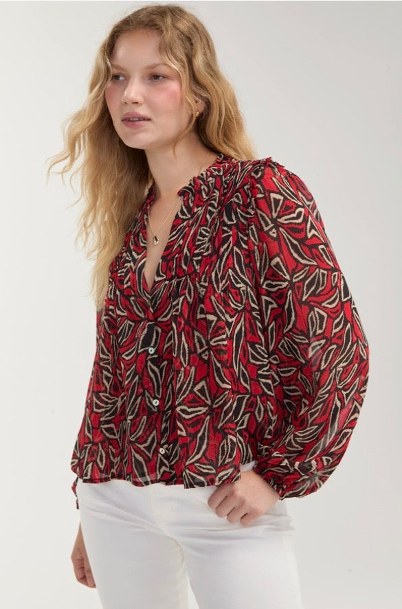 Liverpool Pin Tucked Blouse