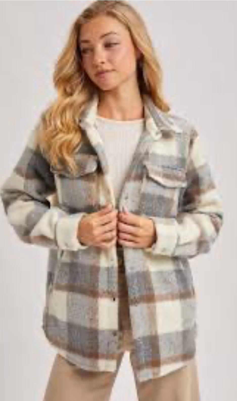 Bluivy Brushed Flannel Shacket