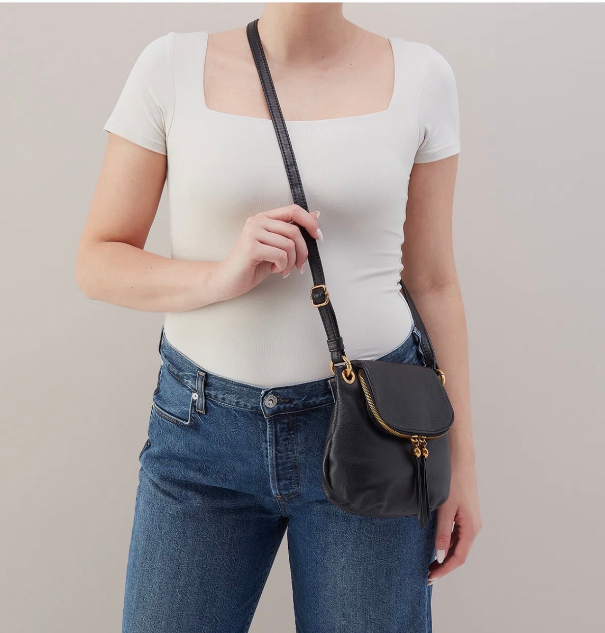 Hobo Fern Zip-Flap Crossbody
