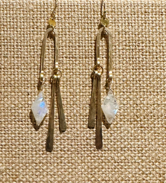 Elysium Jewelry Diamond And Tine Earrings