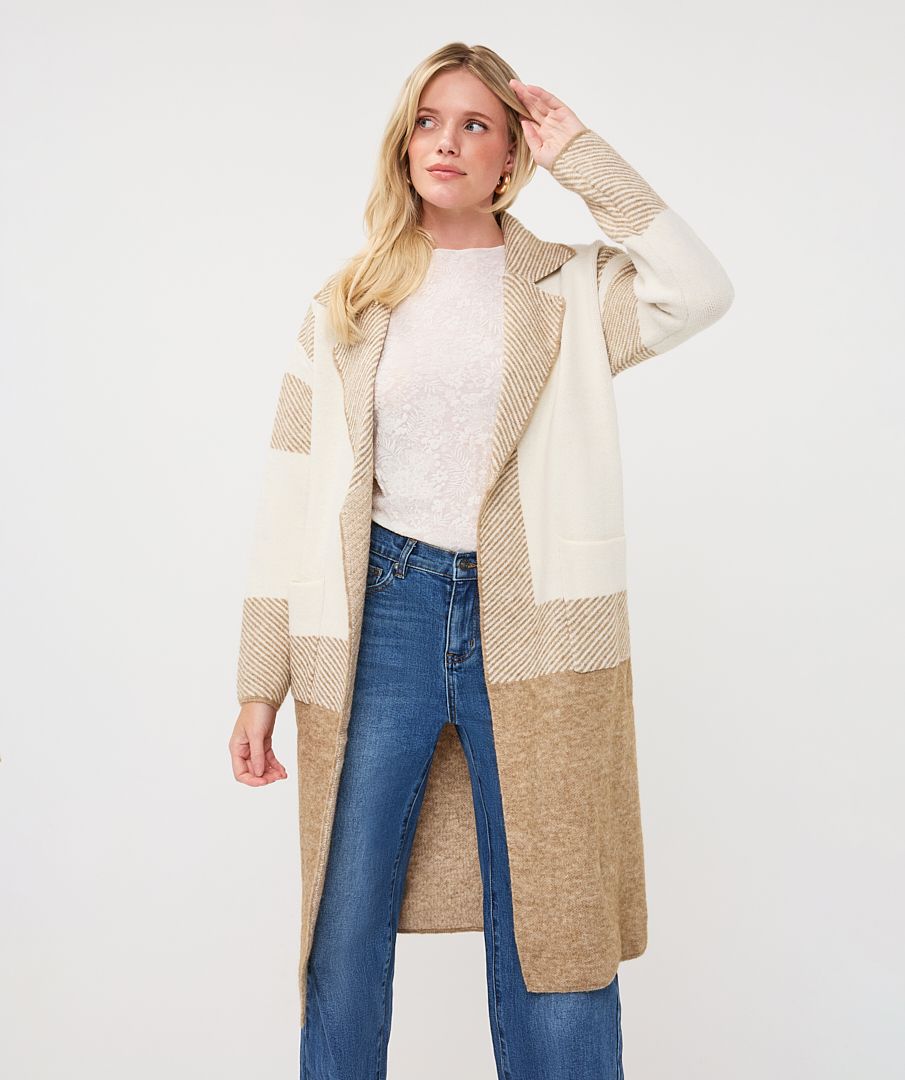 Esqualo Striped Cardigan
