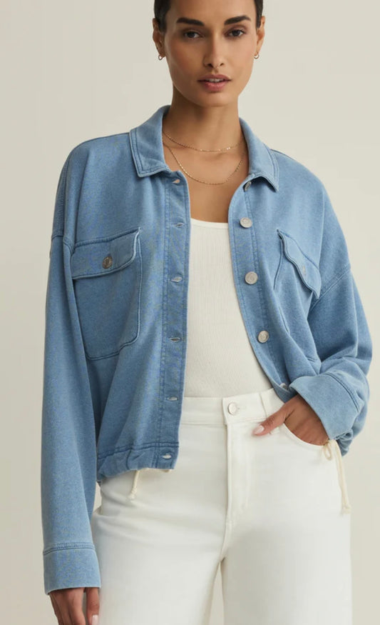 ZSupply Venus Knit Denim Jacket