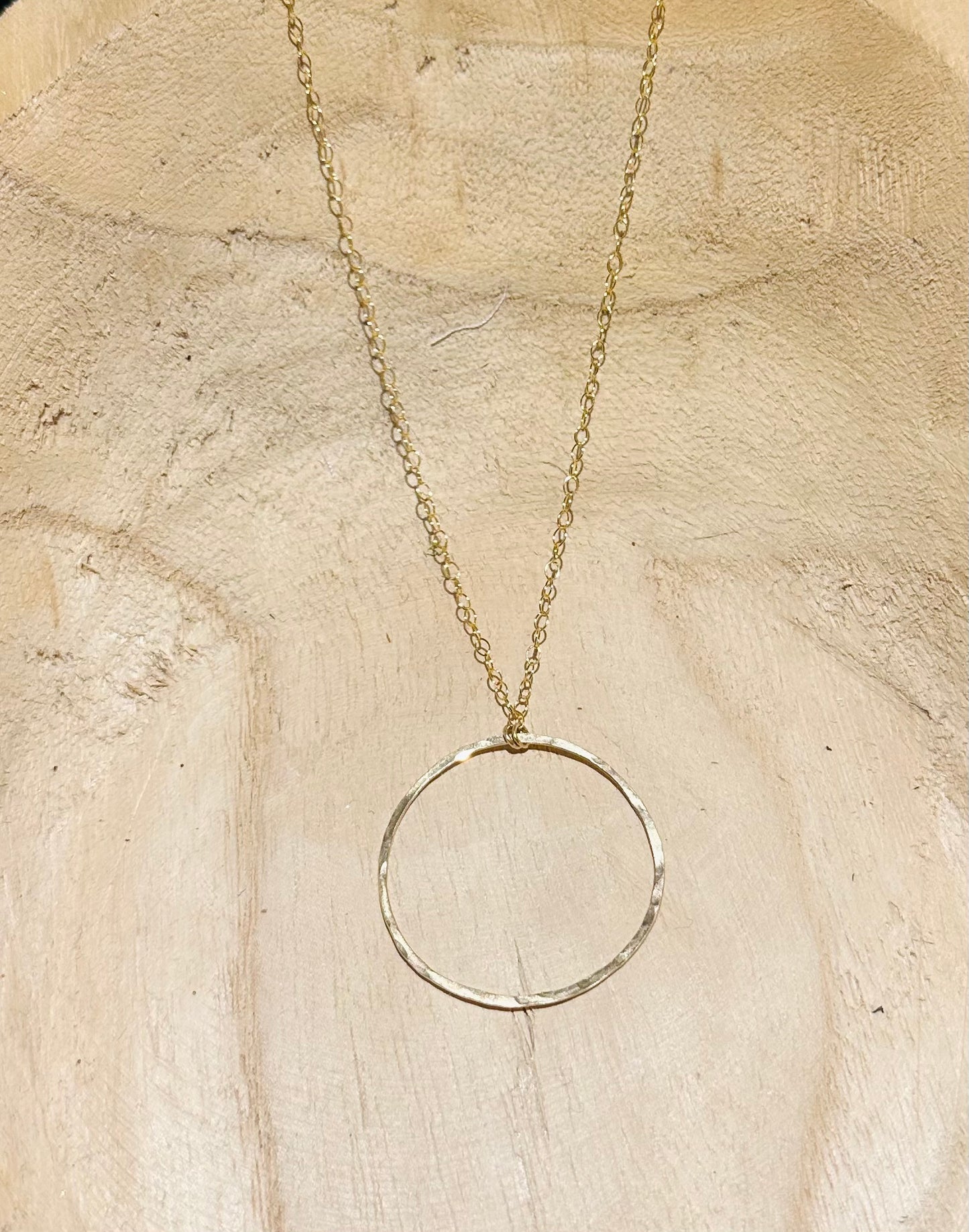 Forge And Fire Sonya Large Circle Necklace GF