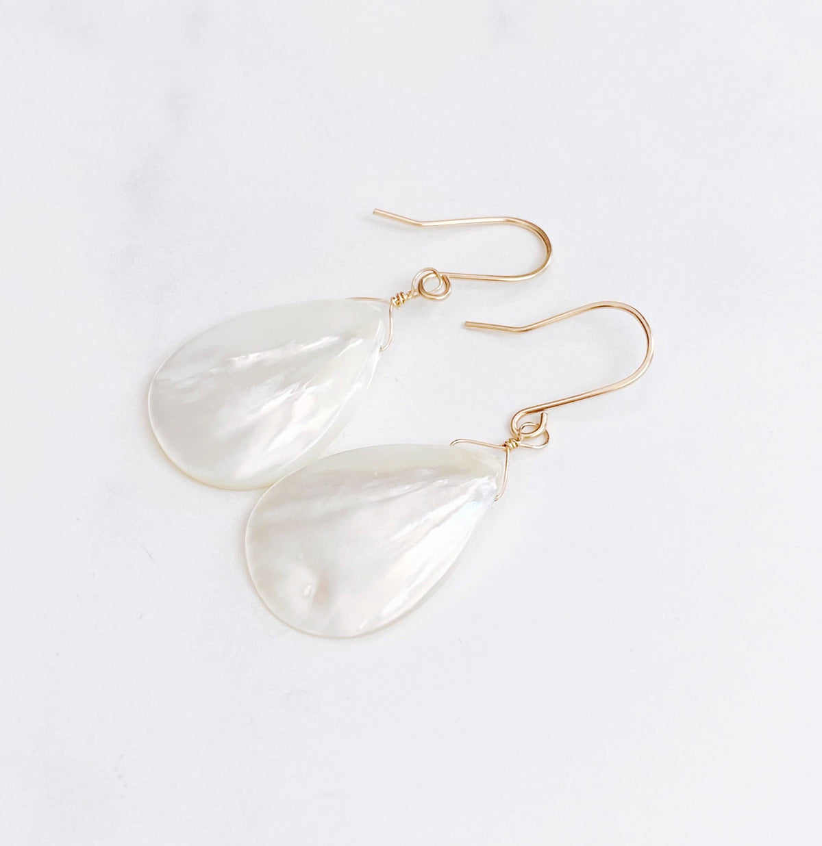 Pearl teardrop earrings