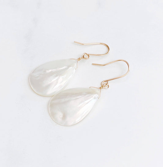 Bonnie Boardman Pearl Teardrop Earrings