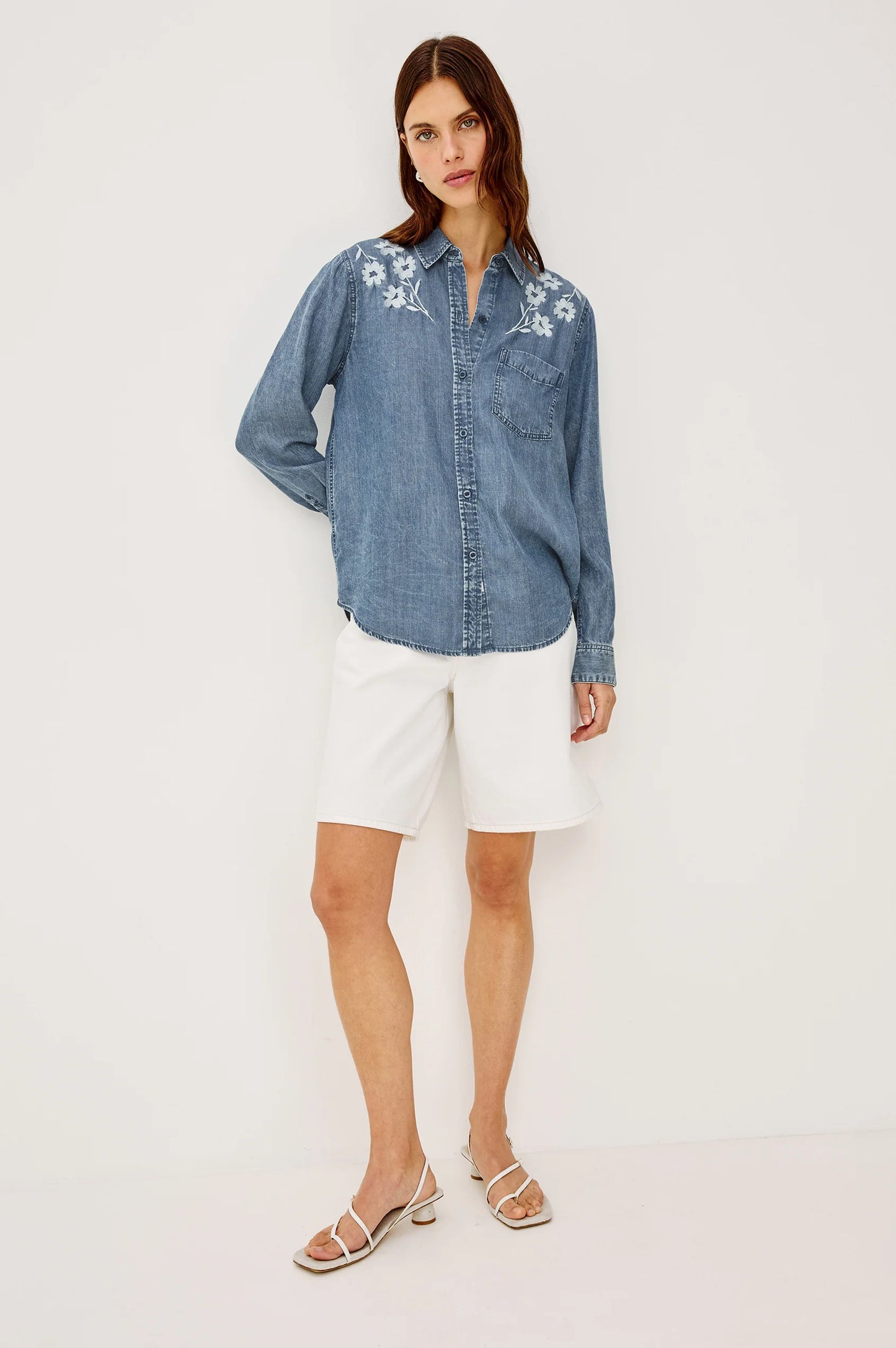 Rails Ingrid Shirt Fleur Embroidery