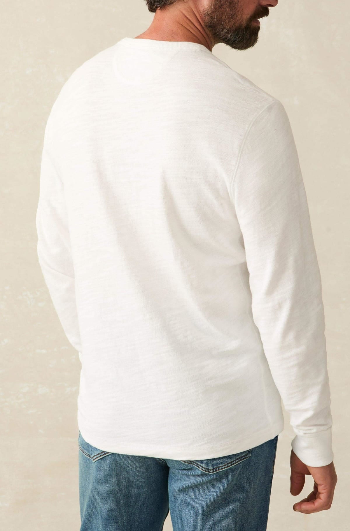 Faherty Men’s Sunwashed Slub Crew