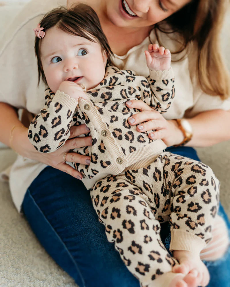 Viverano Organics Leopard Cardigan