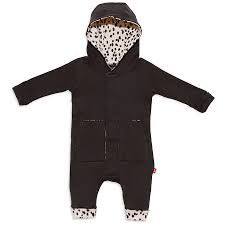 Magnetic me spot on coverall w/hood
