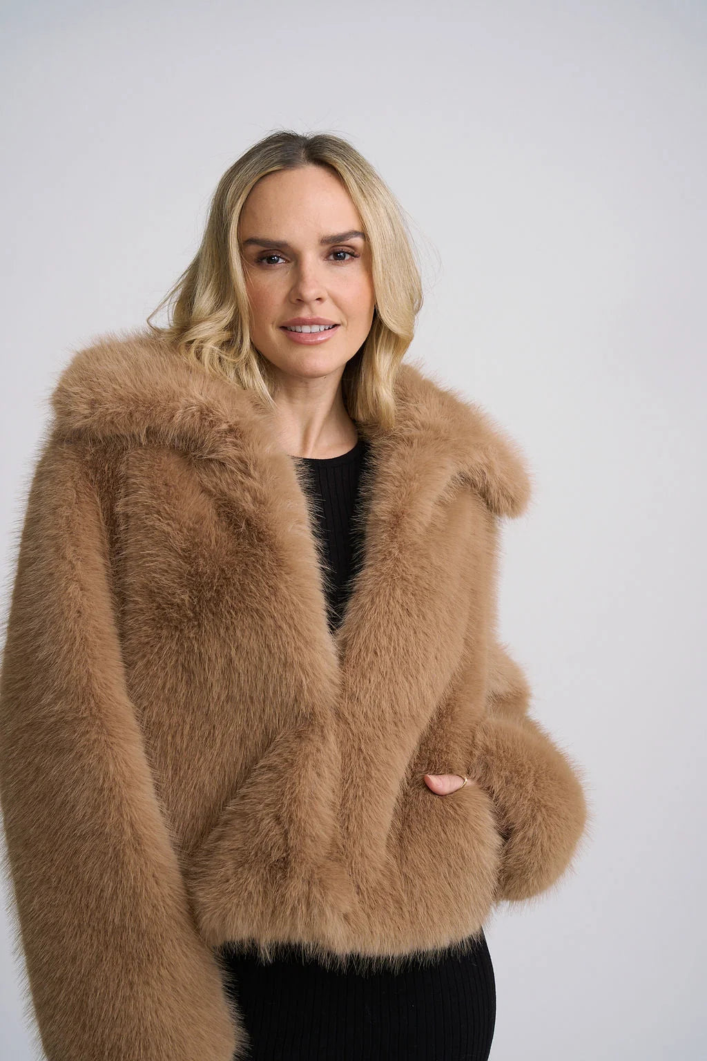 Mauritius Sienna Faux Fur Jacket