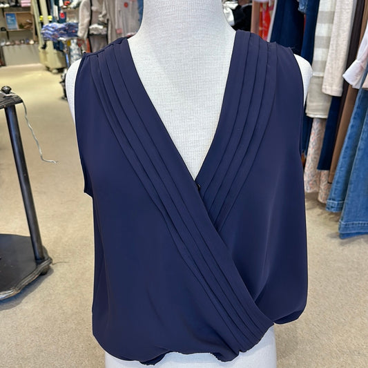 Veronica M Pleated Sleeveless Top