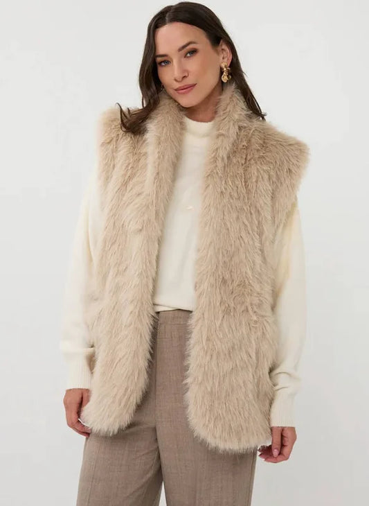 Esqualo Gilet Faux Fur Vest