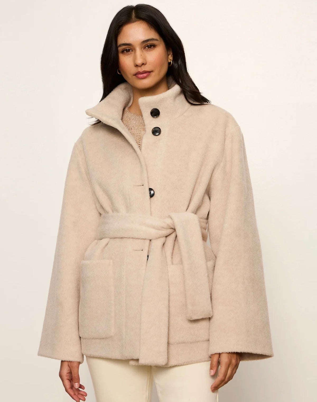 Sanctuary Bundled Wool Coat