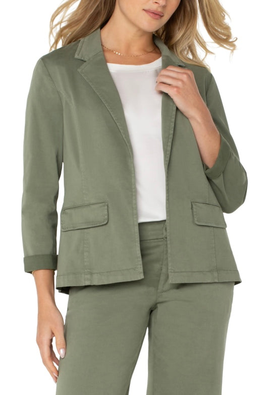 Liverpool Martini Olive Fitted Blazer