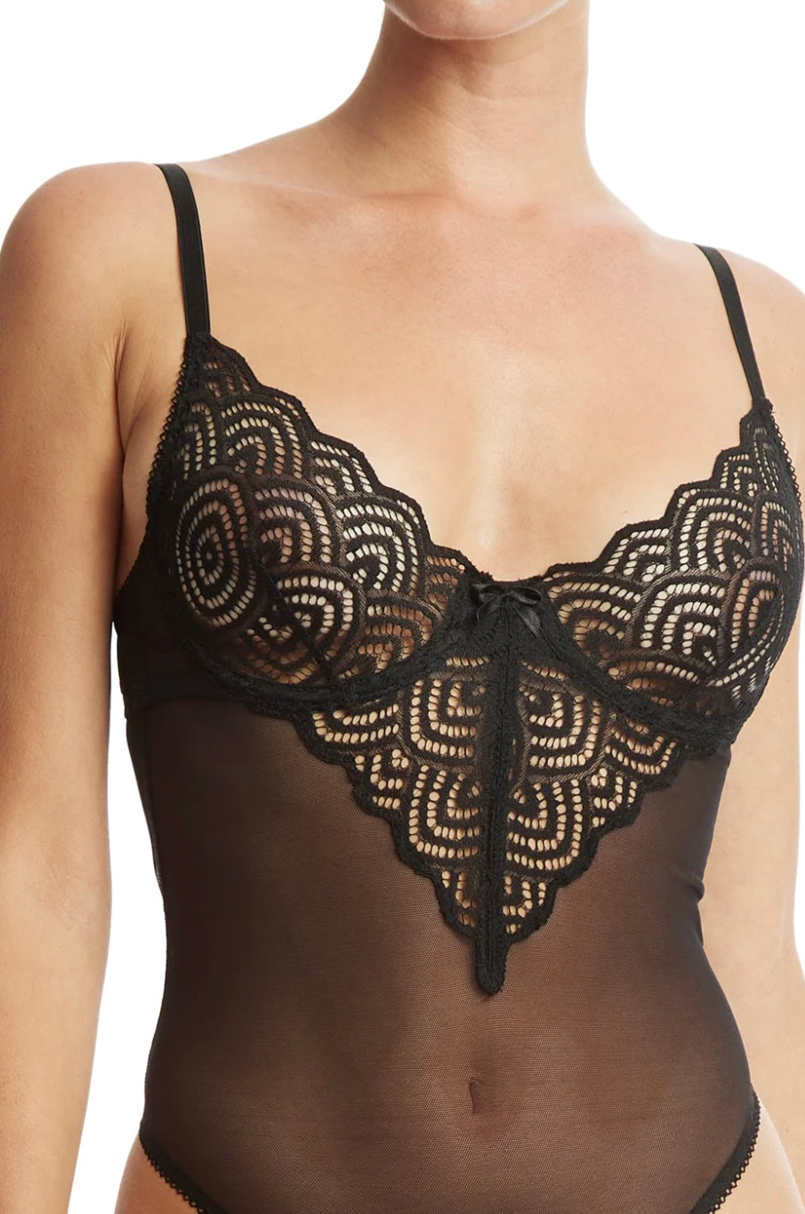 Hanky Panky lace underwire Teddy