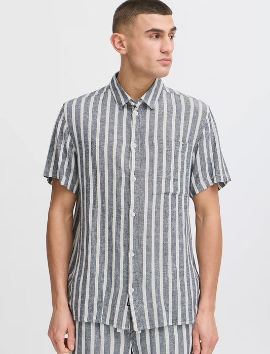 Solid Men’s SDFried Striped Linen Shirt