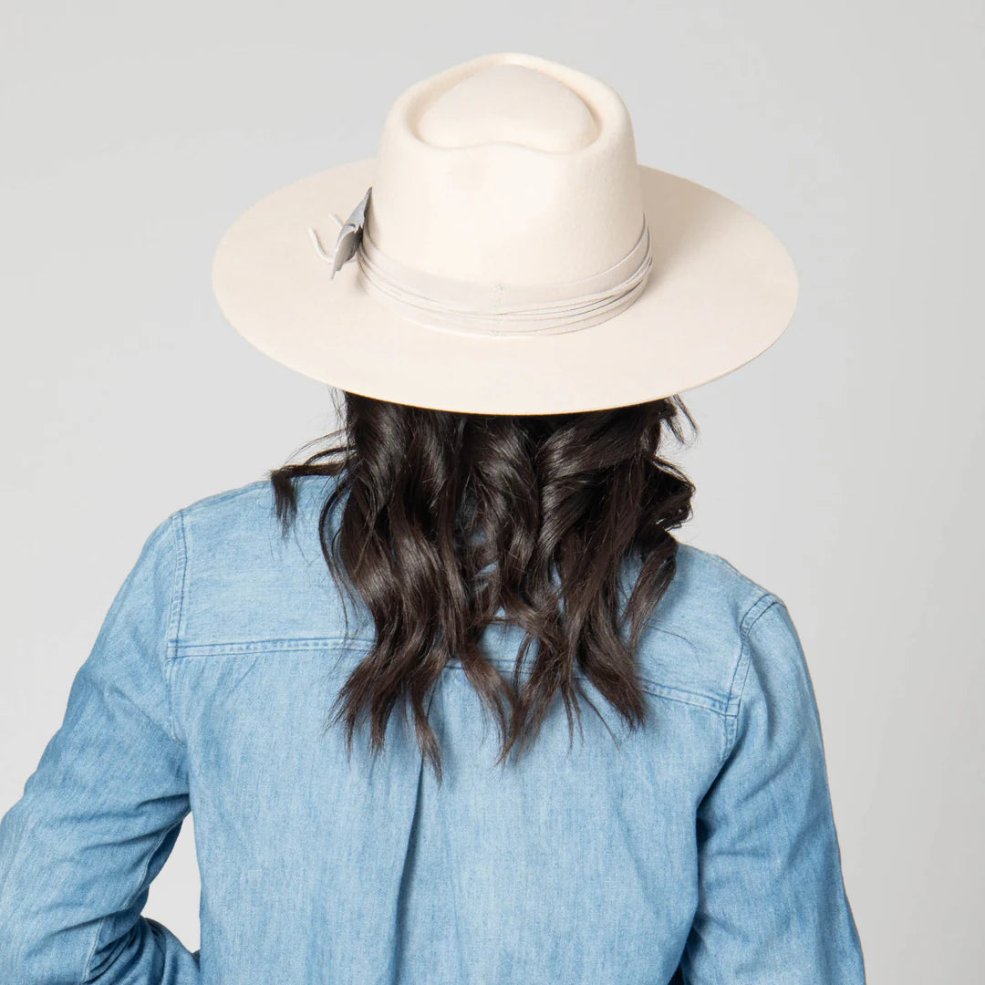 San Diego Hat Company Take My Name Fedora with Heart Shaped Crown