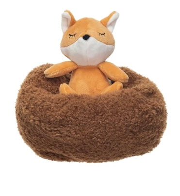 Creative Coop Mini Stuffed Animal With Bean Bag