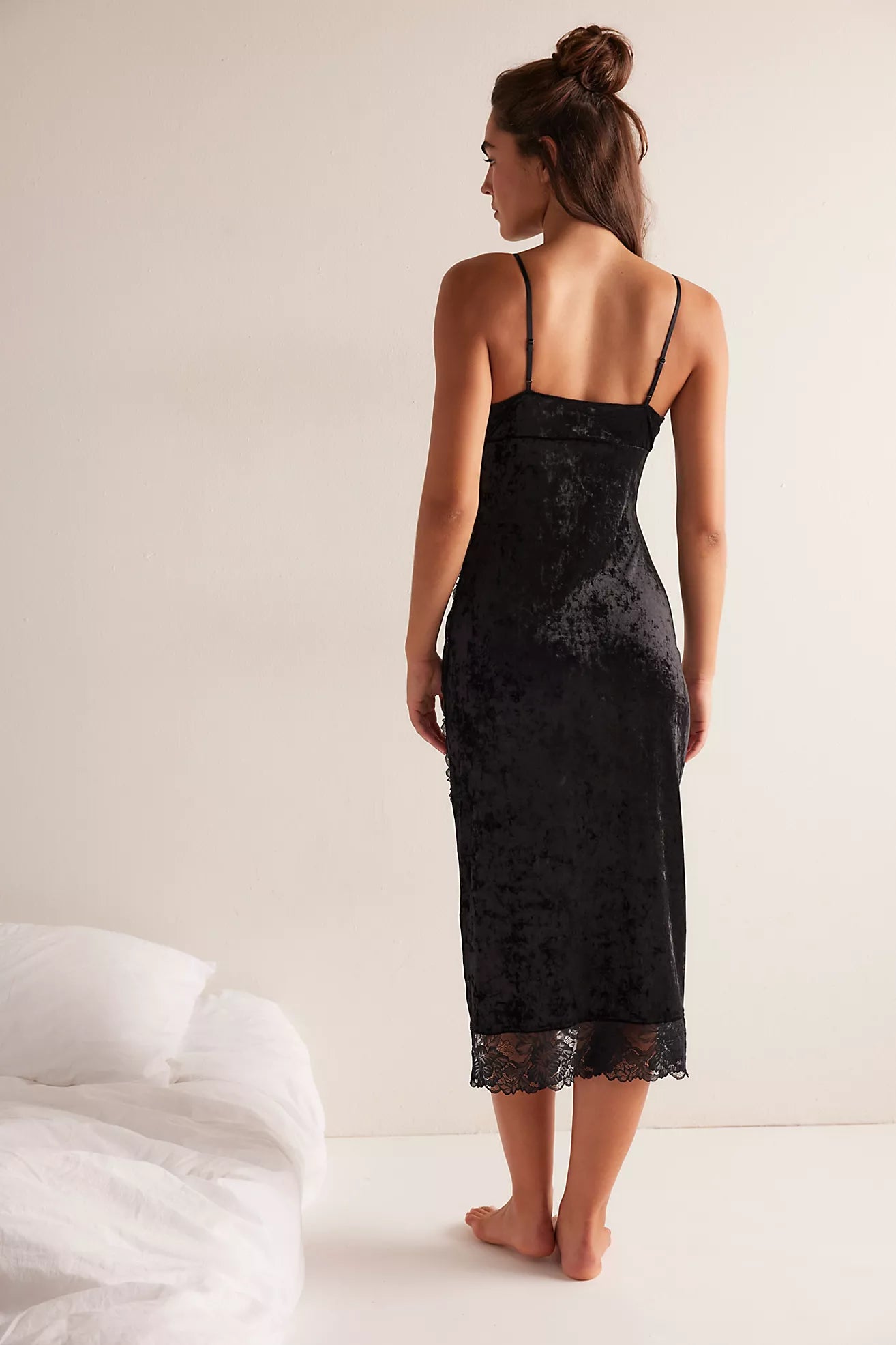Free People Raise A Toast Midi Slip Dress