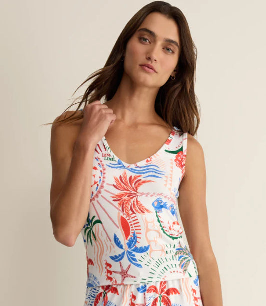 Zsupply Double V-Neck Getaway Tank
